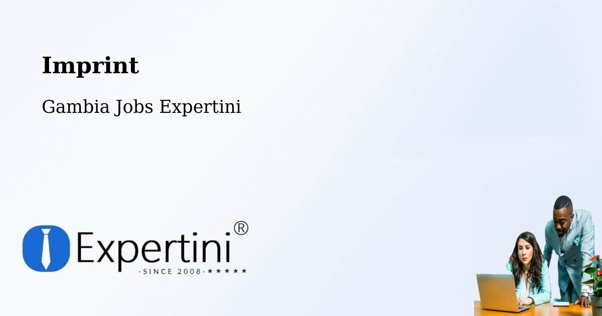 Imprint – Lower Baddibu District - Gambia Jobs Expertini